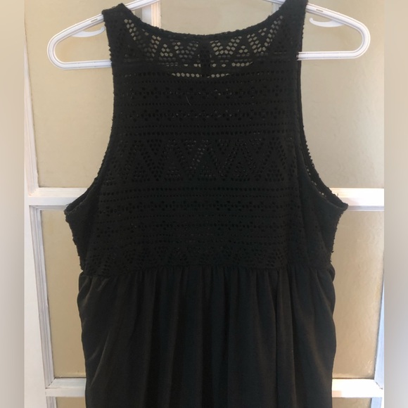 H&M high-low summer dress with eyelet embroidery size 10 - Picture 2 of 5